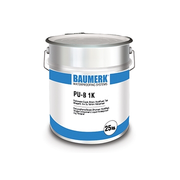 Polyurethane Based, Bitumen Modified, Single Component, Liquid Waterproofing Material